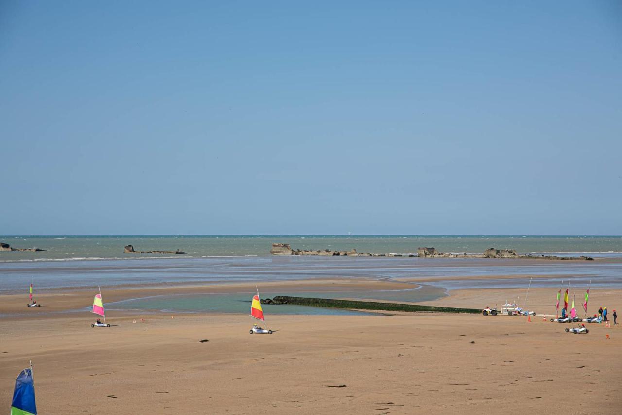 Panoramic Mulberry Beach Plendid Family Apartment Asnelles Buitenkant foto